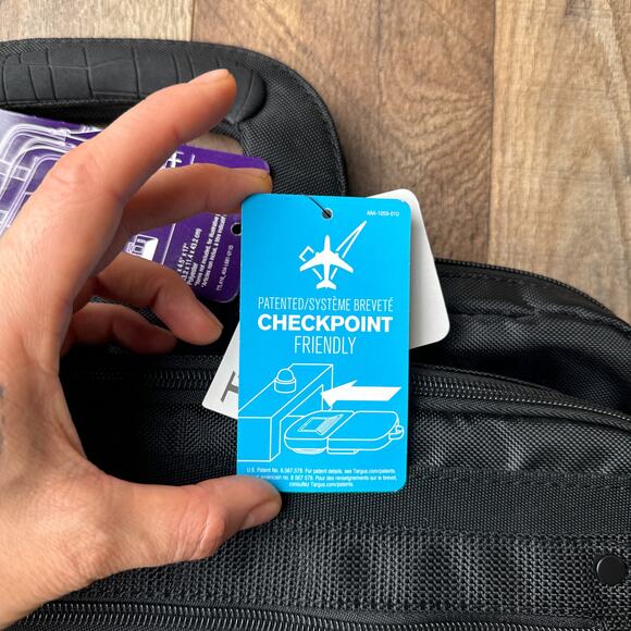 Targus Travel Laptop‎ Bag Checkpoint Computer Briefcase Unisex's Size 15.6" NWT - Picture 7 of 16